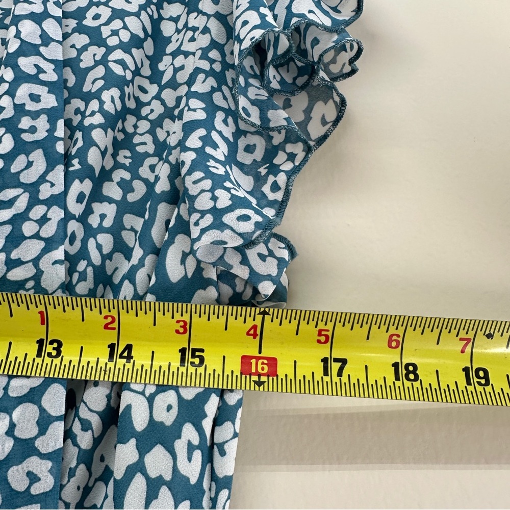 NEW Short Sleeve Ruffle Maxi Dress Size M - Picture 11 of 13